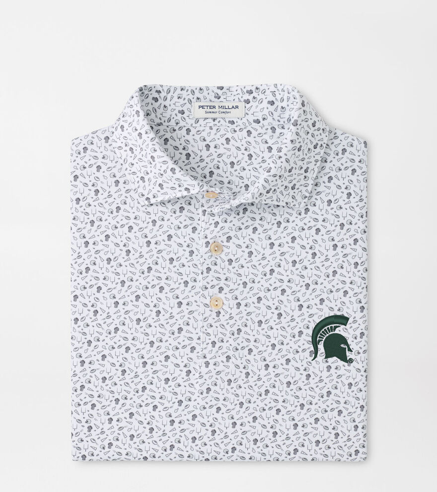 Michigan State Spartans Kick Off Performance Jersey Polo image number 1