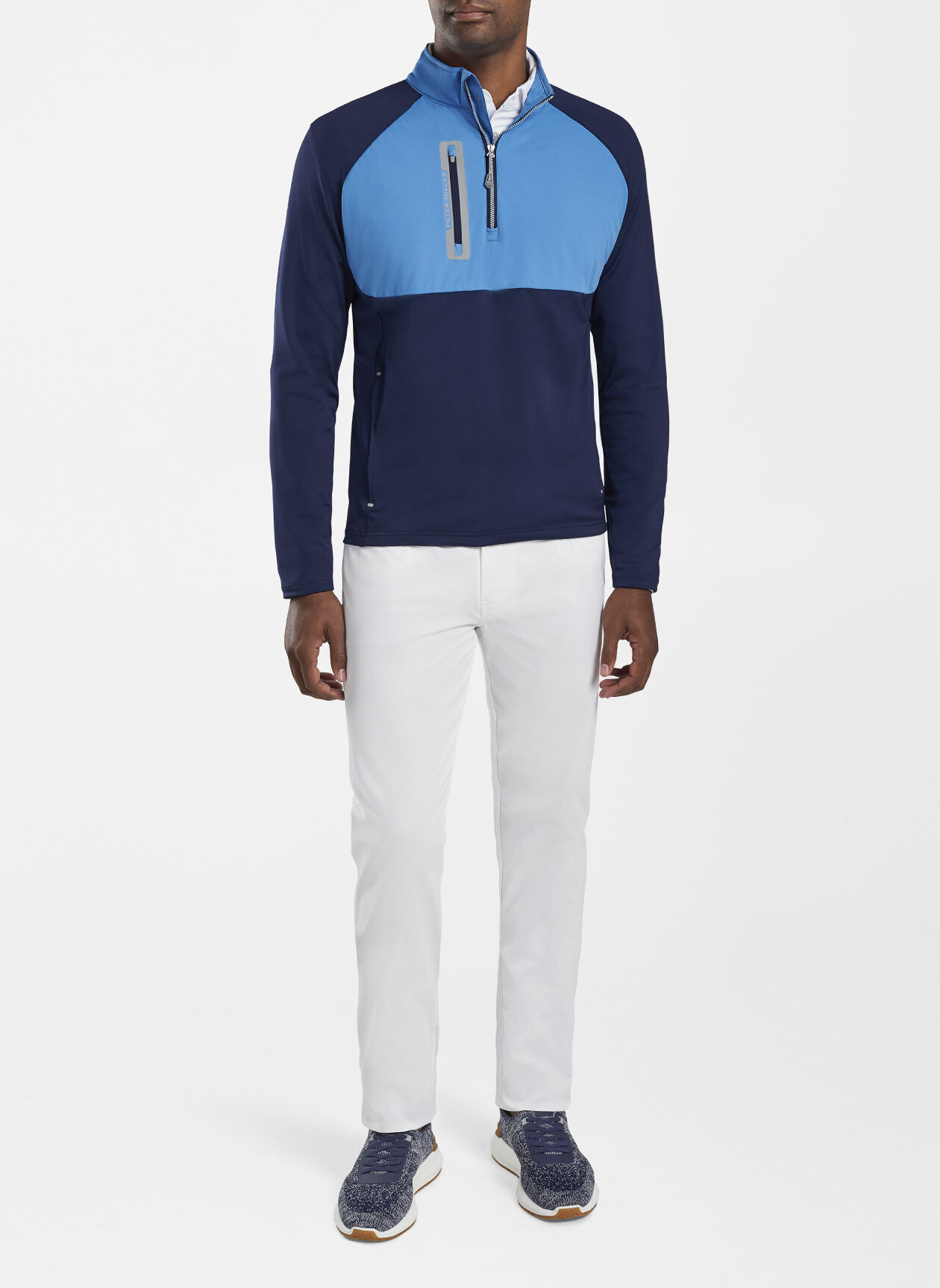 商品画像：Hyperlight Weld Hybrid Half-Zip | Peter Millar 1