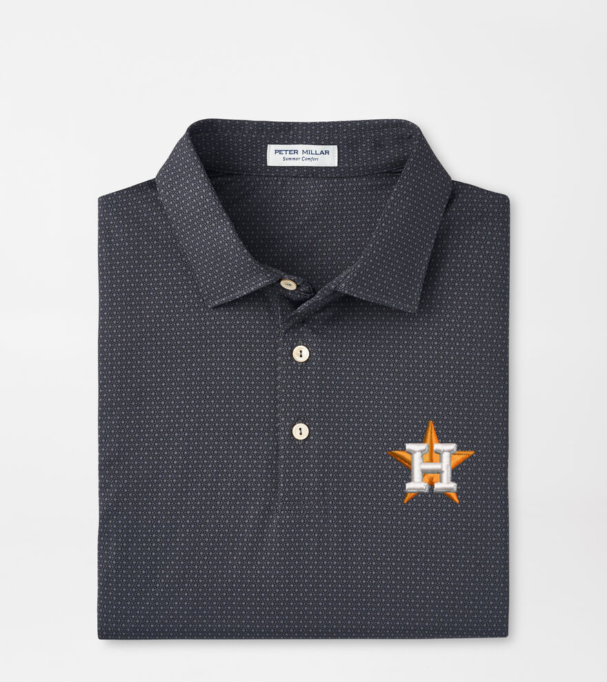 Houston Astros Tesseract Performance Jersey Polo image number 1