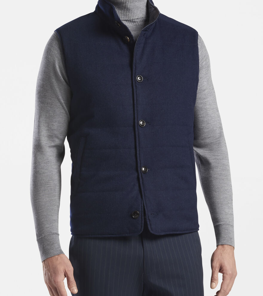 Stealth Cashmere Reversible Vest image number 2