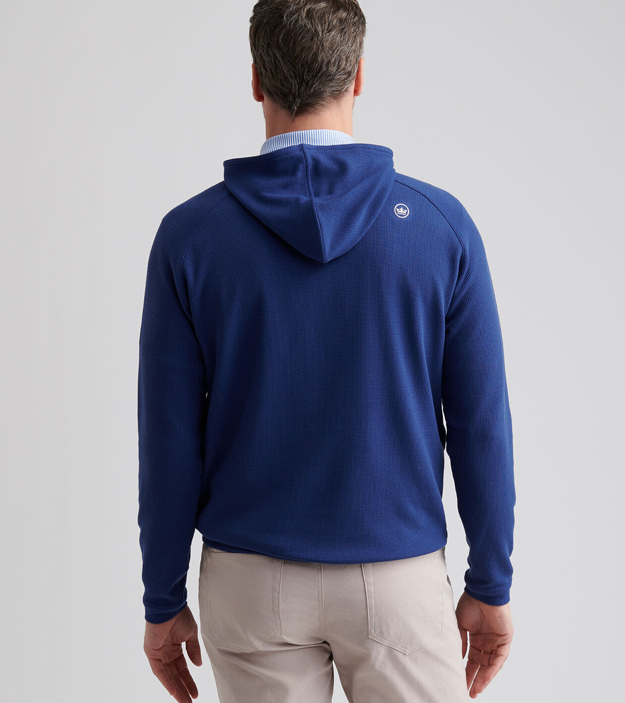 Pine Waffle Performance Hoodie | Men's Hoodies | Peter Millar