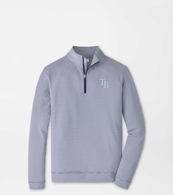 Tampa Bay Rays Perth Sugar Stripe Performance Quarter-Zip