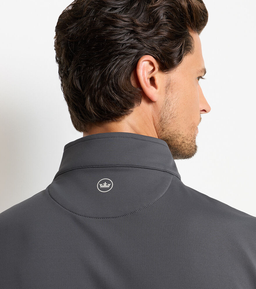 Galway Stretch Loop Terry Quarter-Zip Vest image number 4