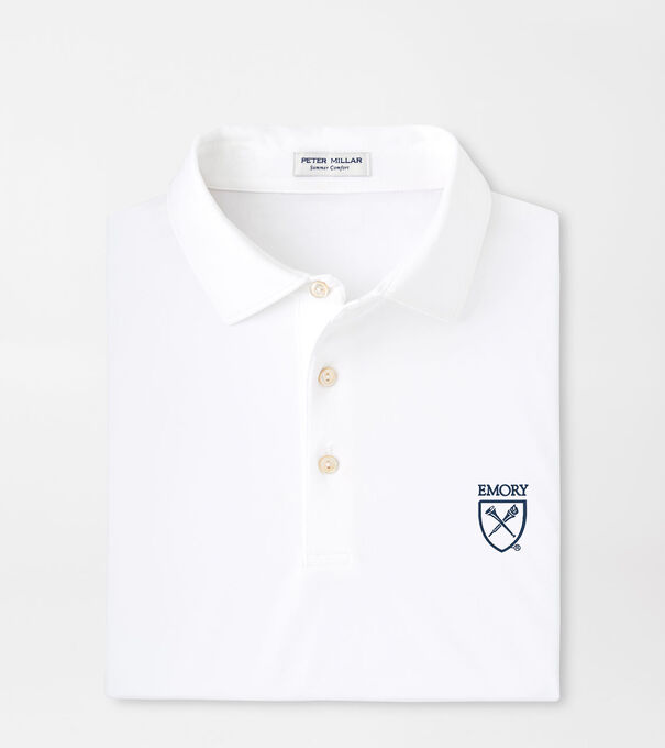 Emory Solid Performance Jersey Polo