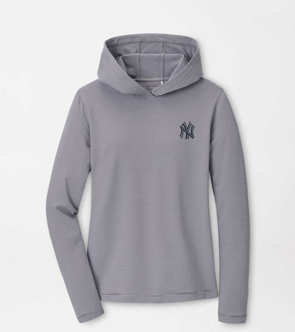 New York Yankees Women's Pine Sugar Stripe Performance Hoodie