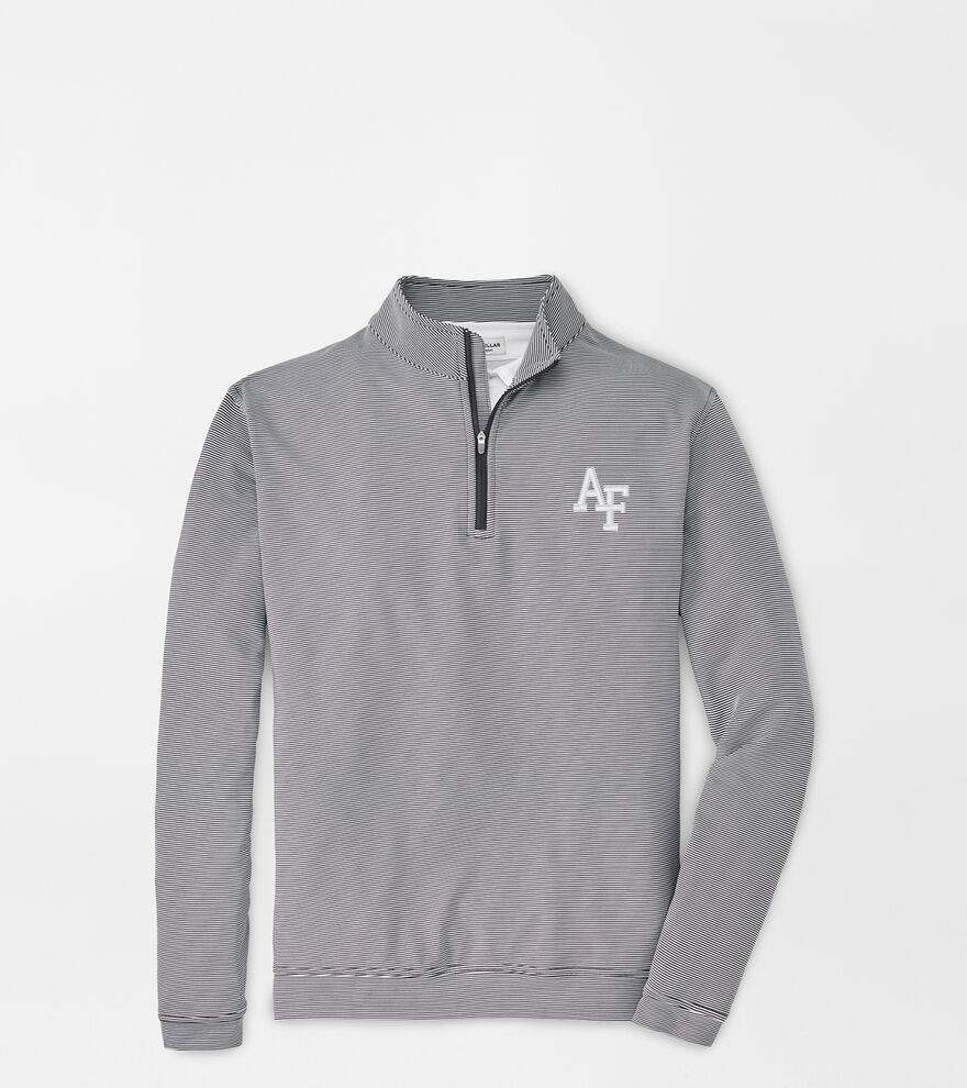 Air Force Academy Perth Sugar Stripe Performance Quarter-Zip image number 1