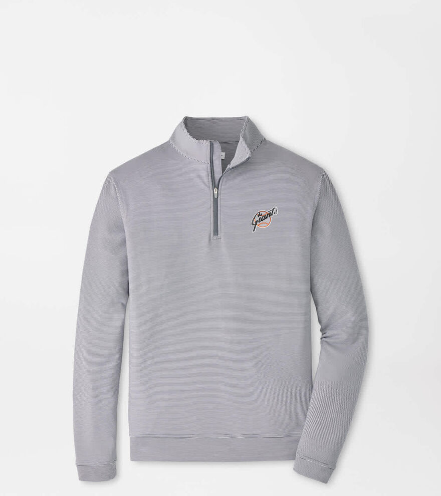 Cooperstown San Francisco Giants Perth Sugar Stripe Performance Quarter-Zip