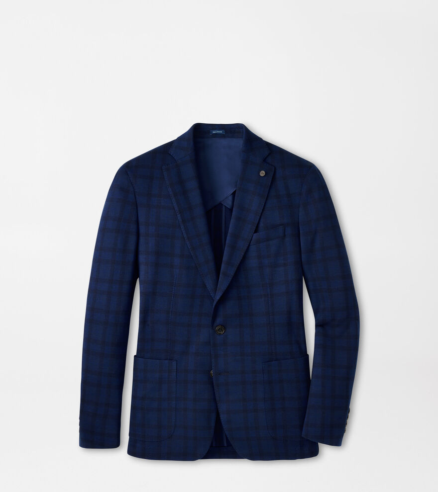 Barrett Knit Windowpane Soft Jacket image number 1