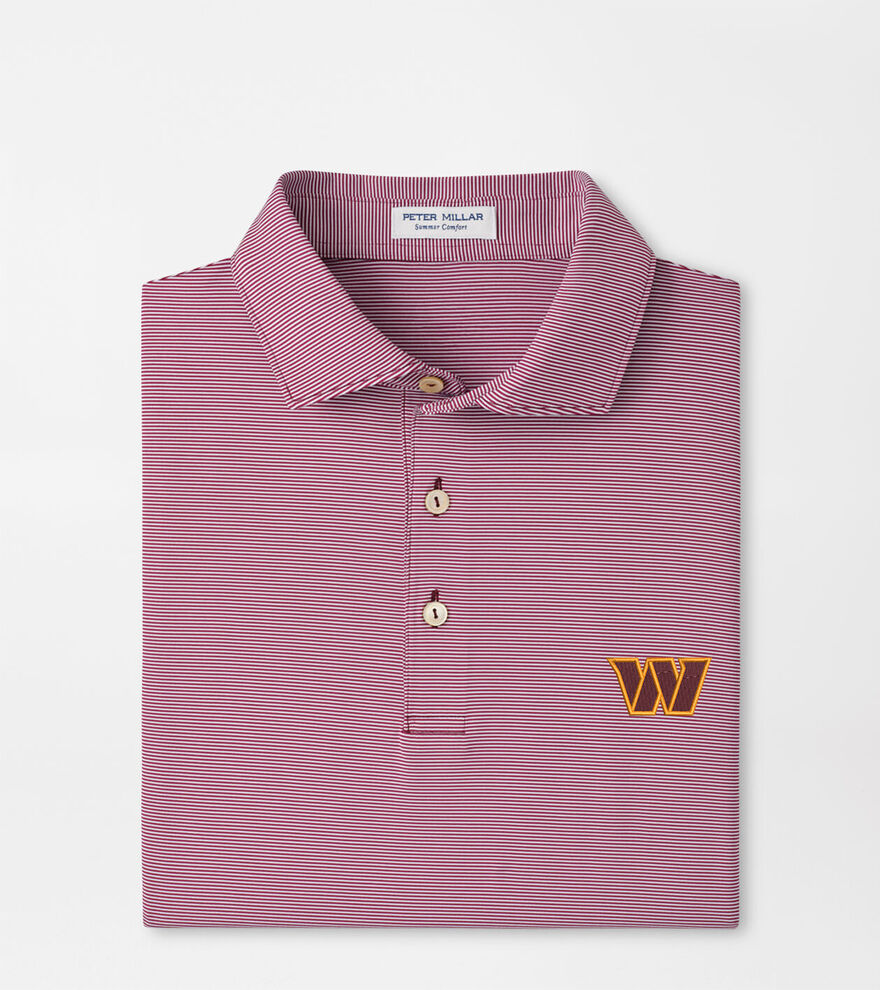 Washington Commanders Jubilee Stripe Performance Polo image number 1