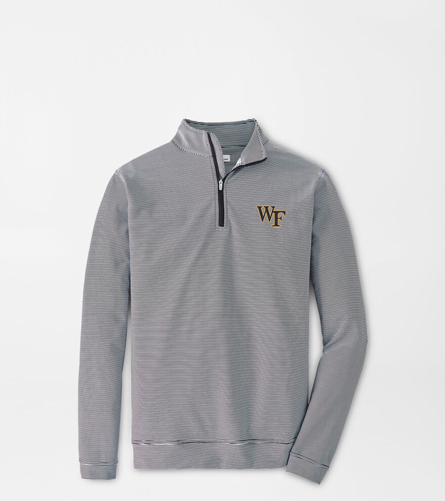 Wake Forest Perth Mini-Stripe Performance Pullover image number 1