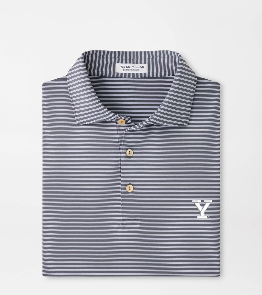 Yale Tiebreaker Performance Jersey Stripe Polo image number 1