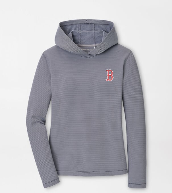 Boston Red Sox Women's Pine Sugar Stripe Performance Hoodie