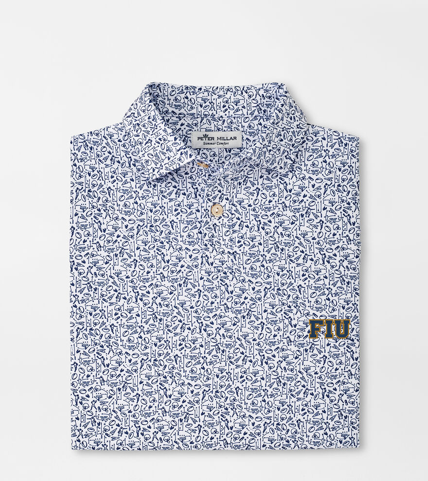 Florida International Youth Performance Jersey Polo image number 1