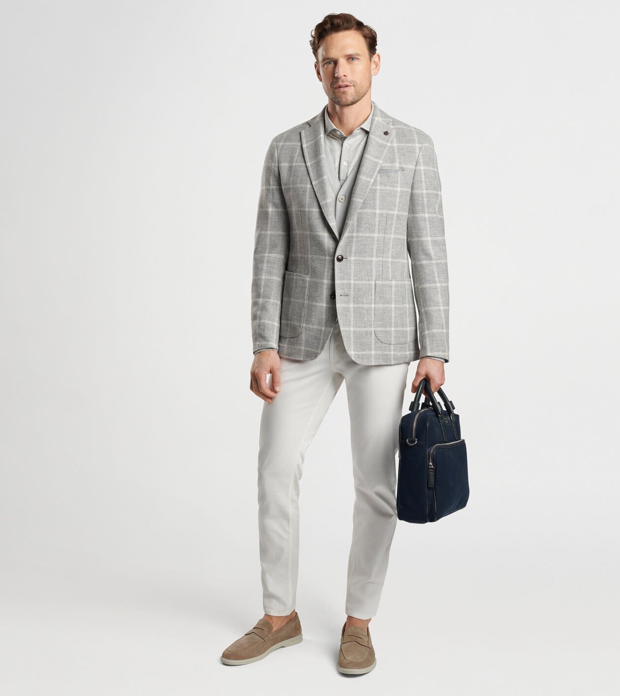 Dunne Windowpane Soft Jacket Men s Sport Coats Peter Millar