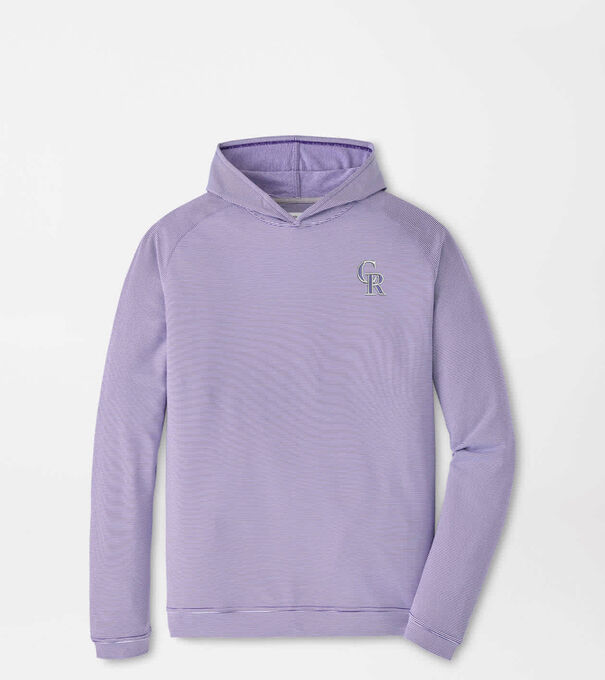 Colorado Rockies Pine Sugar Stripe Performance Hoodie