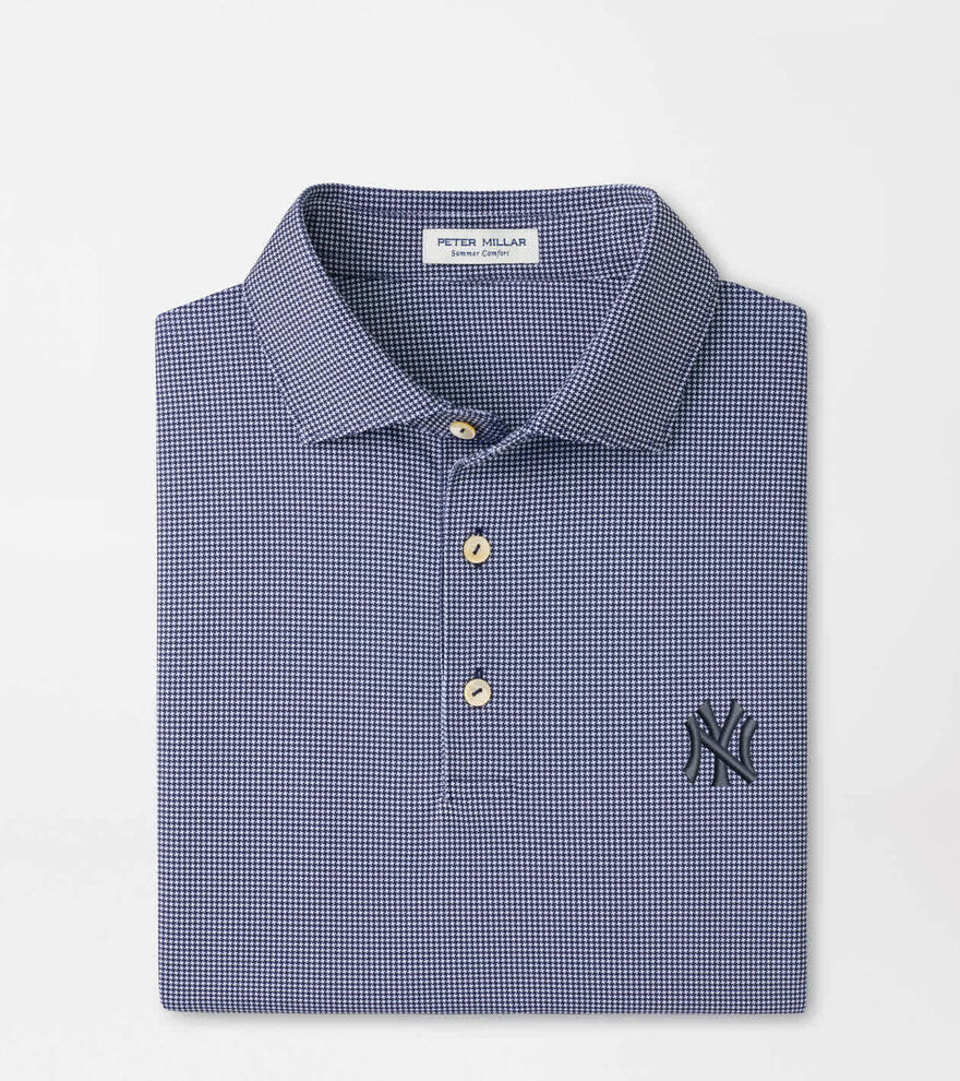 New York Yankees Border Performance Jersey Polo image number 1