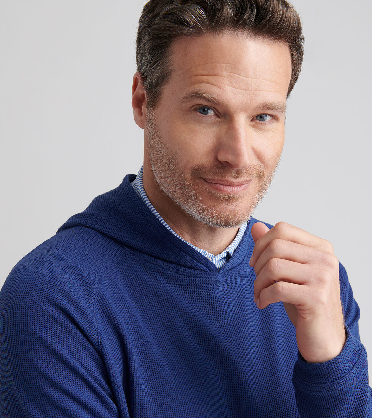 Pine Waffle Performance Hoodie | Men's Hoodies | Peter Millar