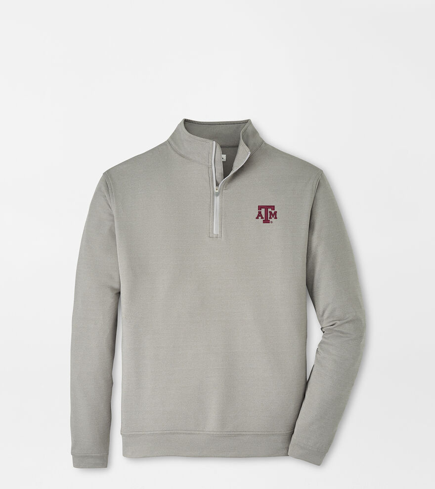 Texas A&M Perth Mélange Performance Quarter-Zip image number 1