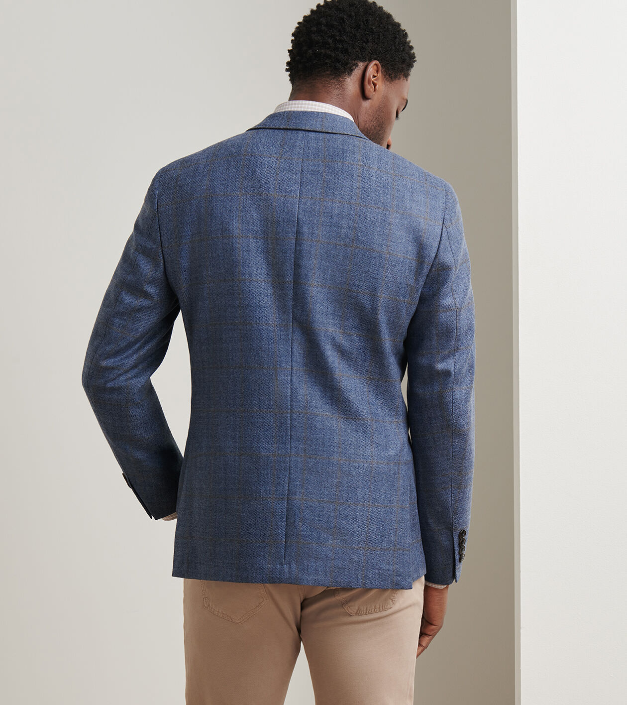 【PORTERNA】Raff Falls Blazer Off-White Ponte Knit Oversized Blazer | Ripley Rader