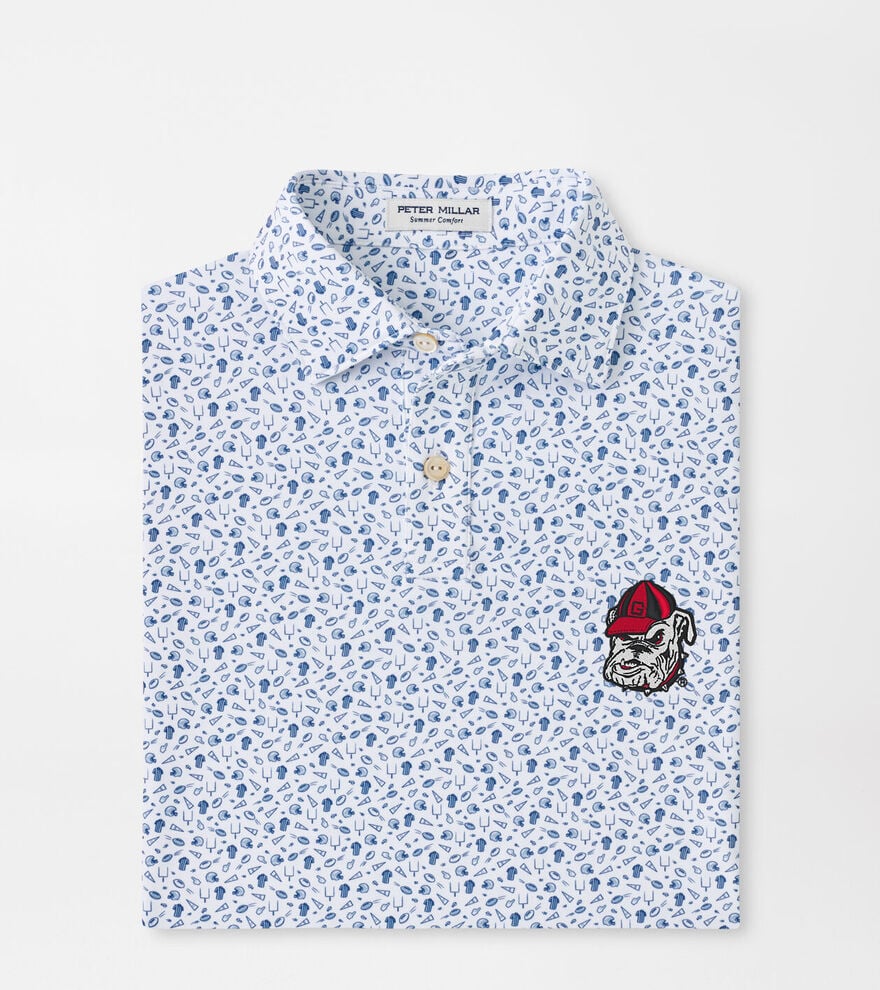 Georgia Bulldog Kick Off Youth Performance Jersey Polo image number 1