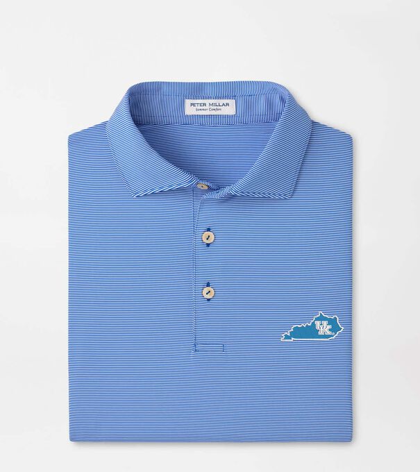 Kentucky Vault Jubilee Stripe Performance Polo