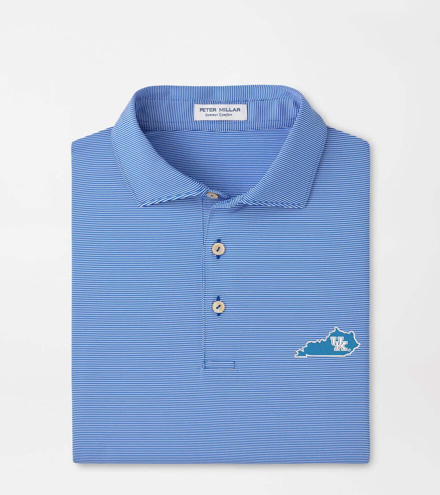 Kentucky Vault Jubilee Stripe Performance Polo