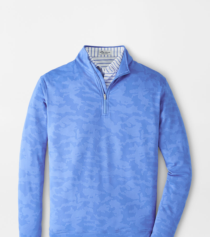 Camo Jacquard Perth Performance Pullover image number 1