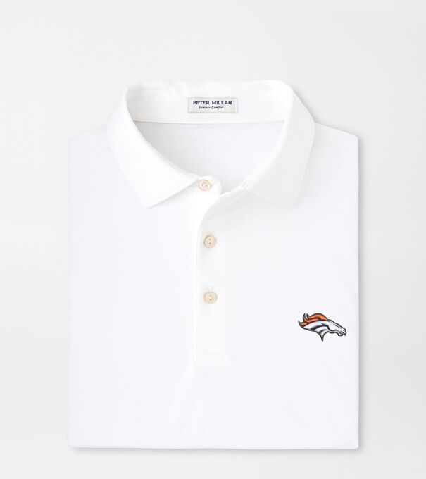 Denver Broncos Solid Performance Jersey Polo
