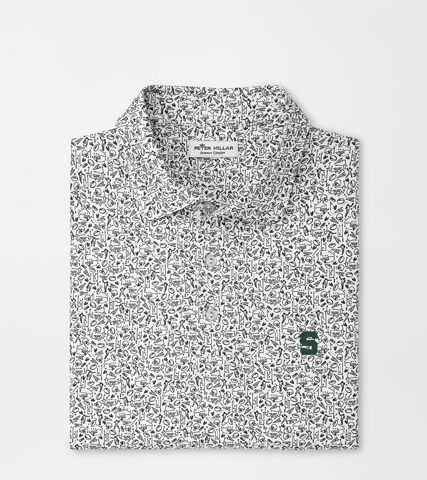 Michigan State Game Day Performance Jersey Polo image number 1
