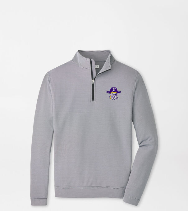 East Carolina University Vault Perth Sugar Stripe Performance Quarter-Zip