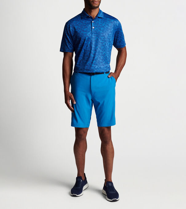 Fish Camo Performance Jersey Polo