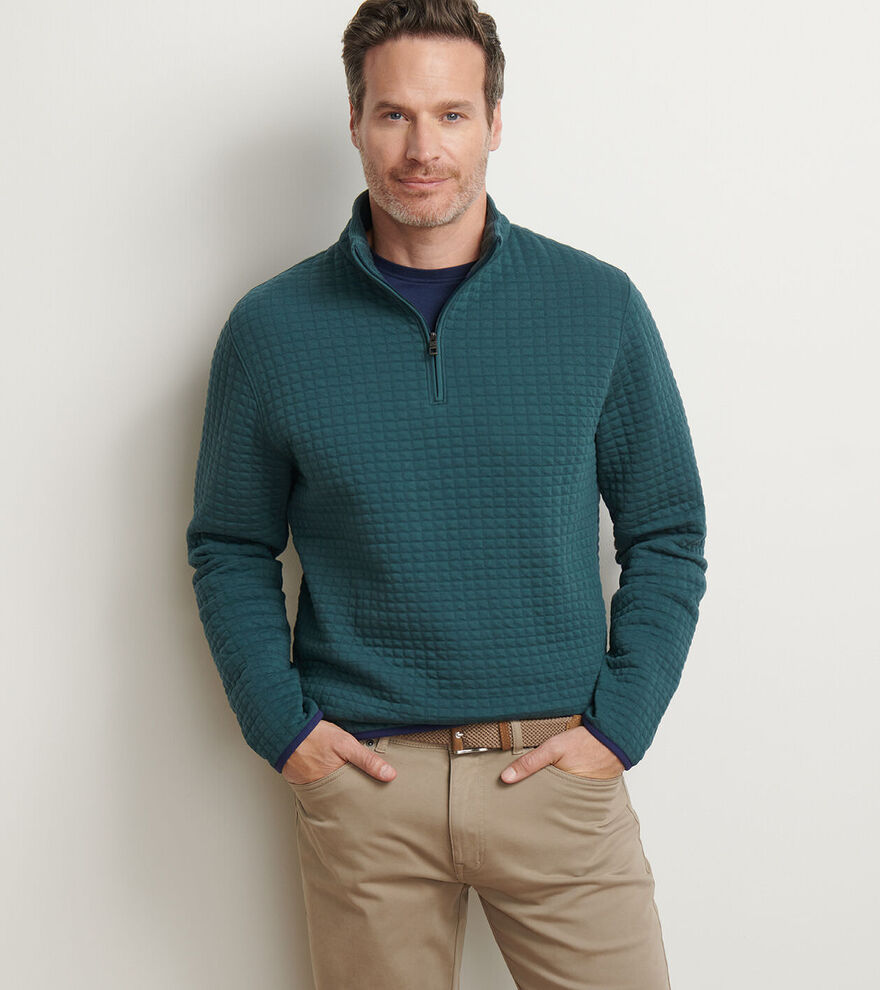 Quad Quilted Quarter-Zip image number 2