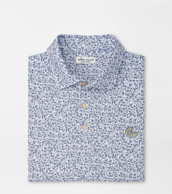 George Washington University Game Day Performance Jersey Polo