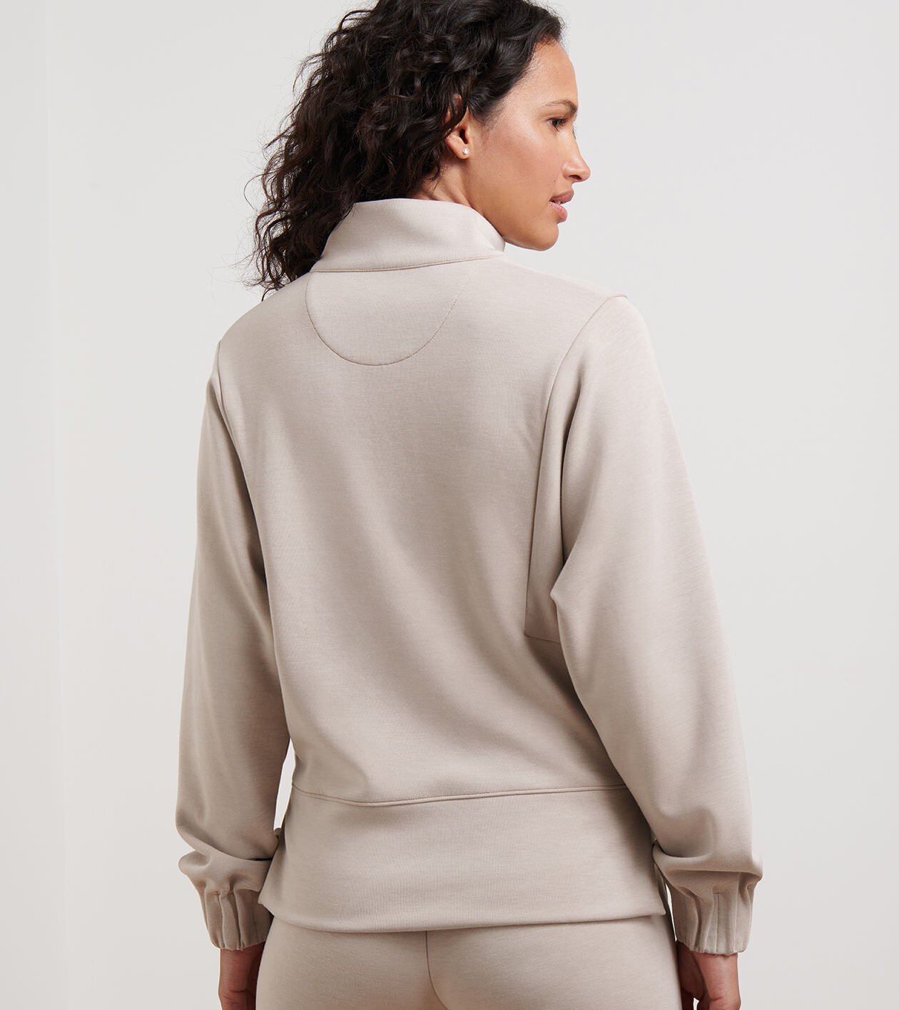 Flora Knit Mélange Half-Zip Pullover | Women's Tops | Peter
