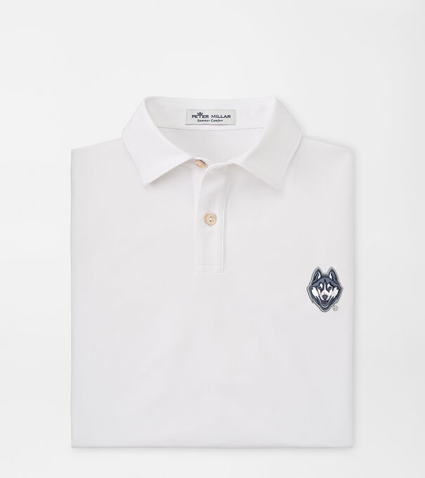 UConn Huskies Solid Youth Performance Jersey Polo