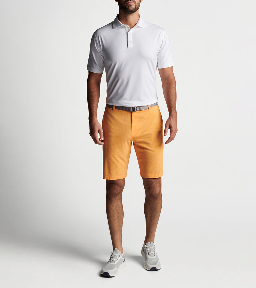 Solid Performance Jersey Polo (Edwin Spread Collar) Men's Polo Shirts