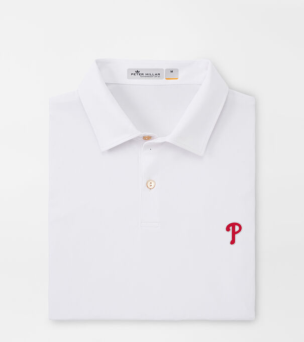 Philadelphia Phillies Featherweight Melange Polo