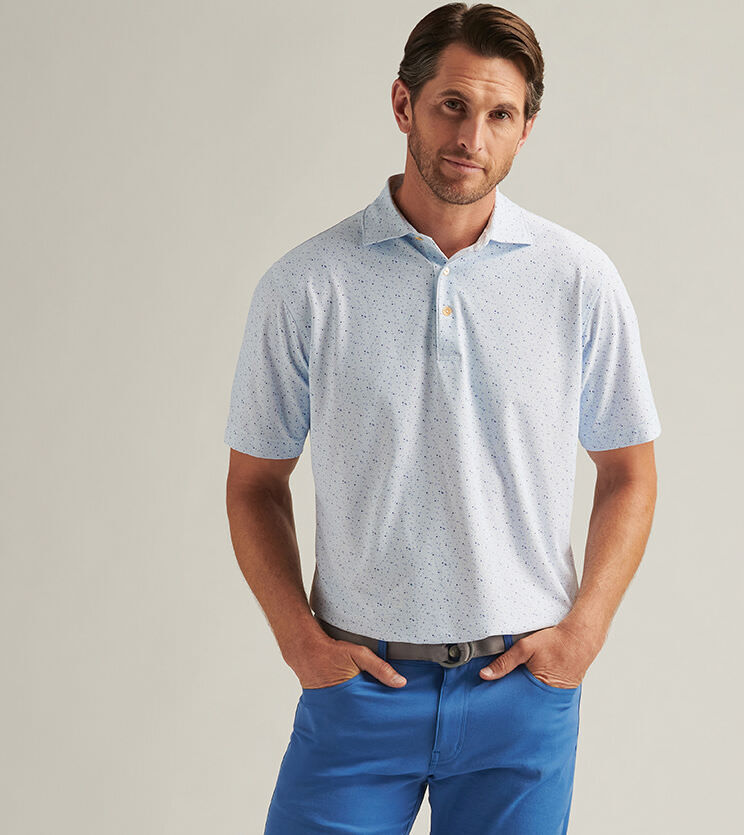 Casa Nova Performance Mesh Polo | Men's Polos | Peter Millar