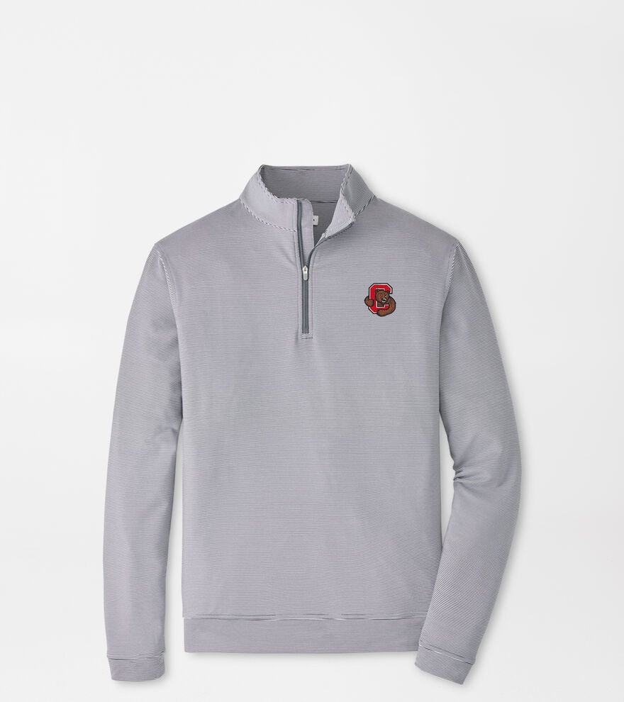 Cornell Perth Sugar Stripe Performance Quarter-Zip image number 1