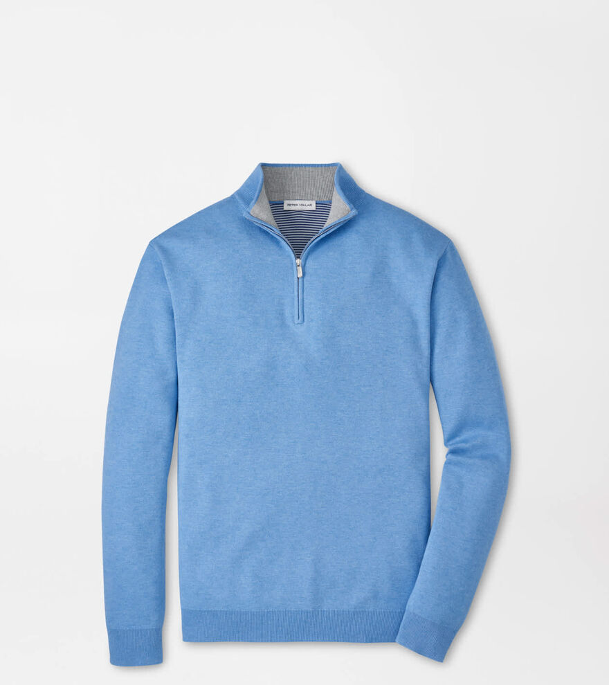 Coolspun Lite Cotton Quarter-Zip Sweater image number 1