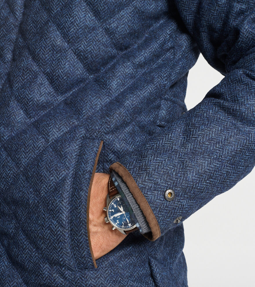 Suffolk Quilted Wool Travel Coat image number 4
