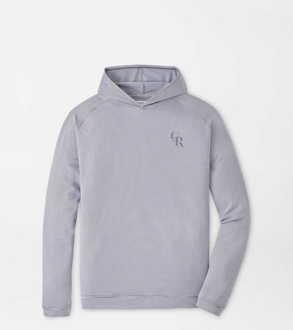Colorado Rockies Pine Sugar Stripe Performance Hoodie