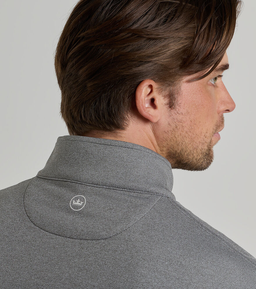 Perth M&eacute;lange Performance Quarter-Zip image number 4