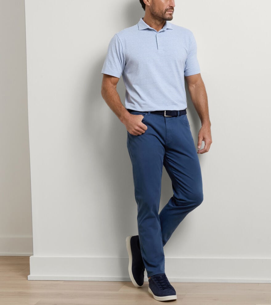 Signature Sateen Five-Pocket Pant - Alternate Image 5