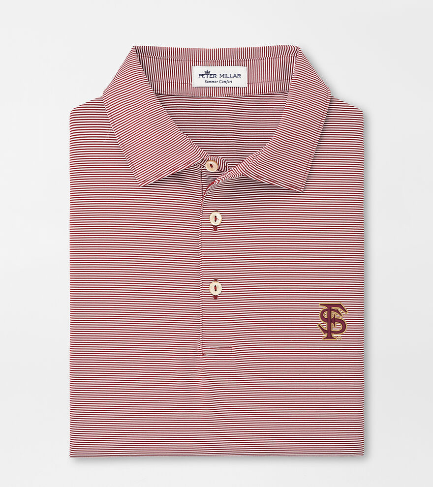 Florida State Jubilee Stripe Performance Polo image number 1