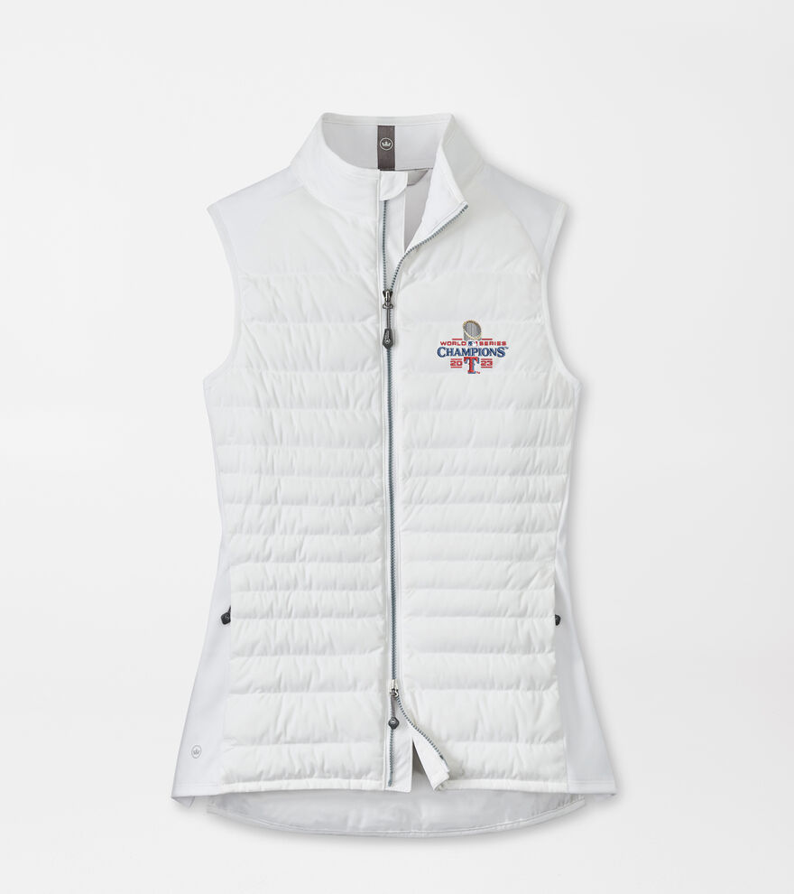 Texas Rangers World Series Women's Fuse Hybrid Vest image number 1