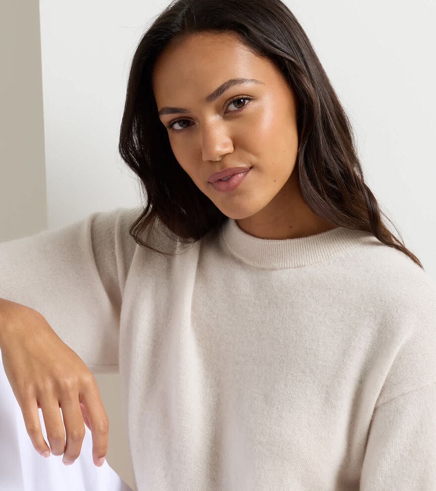 Summer Cashmere Short Sleeve Sweater - Alternate Image 4