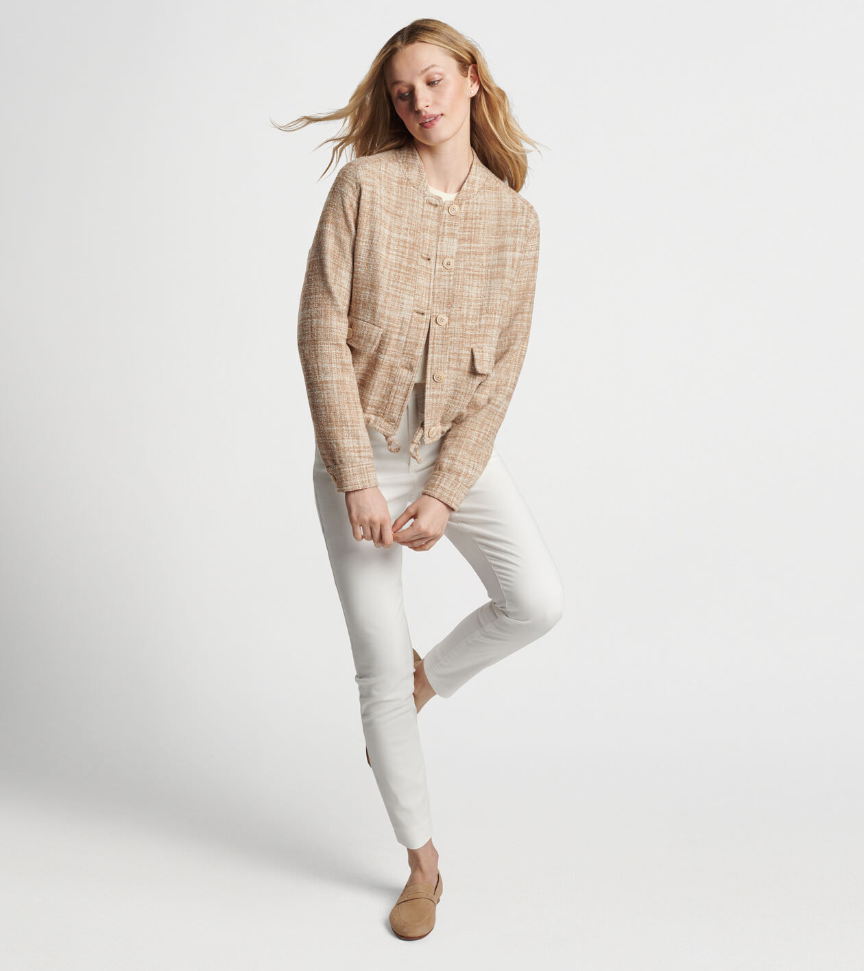 Peter millar bomber jacket top