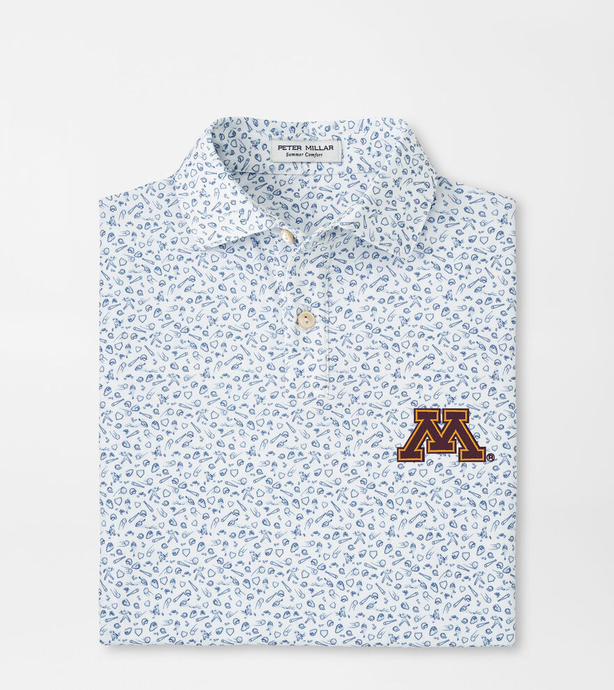 Minnesota Batter Up Youth Performance Jersey Polo image number 1