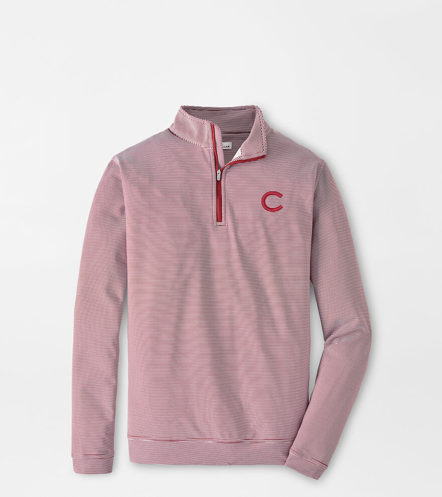 Colgate Stripe Perth Performance Quarter-Zip image number 1